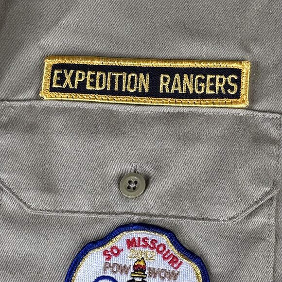 Royal Rangers Patches Long Sleeve Button Troop 20 Mo 50th anniv Dickies L - Picture 5 of 12